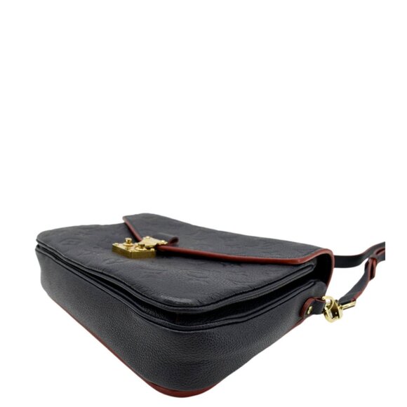 Louis Vuitton Metis Pochette Empreinte Leather Crossbody Bag Navy Blue - Picture 8 of 15